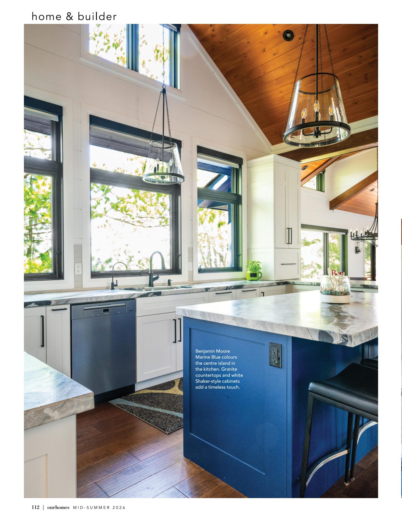 Tree Fort on Lake Muskoka, Our Homes Muskoka Mid-Summer 2026, page 112 — Windy Point Cottage by Corbin Patten Designs